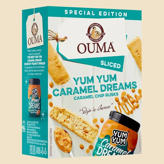 Ouma Rusks Yum Yum Caramel Dreams 450g