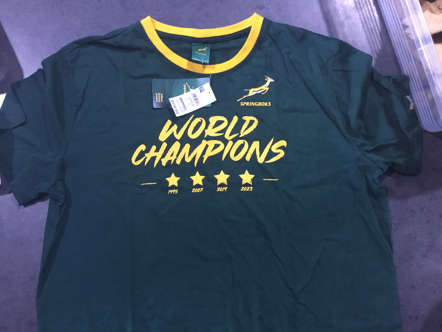 Springbok T-Shirt PnP World Champions