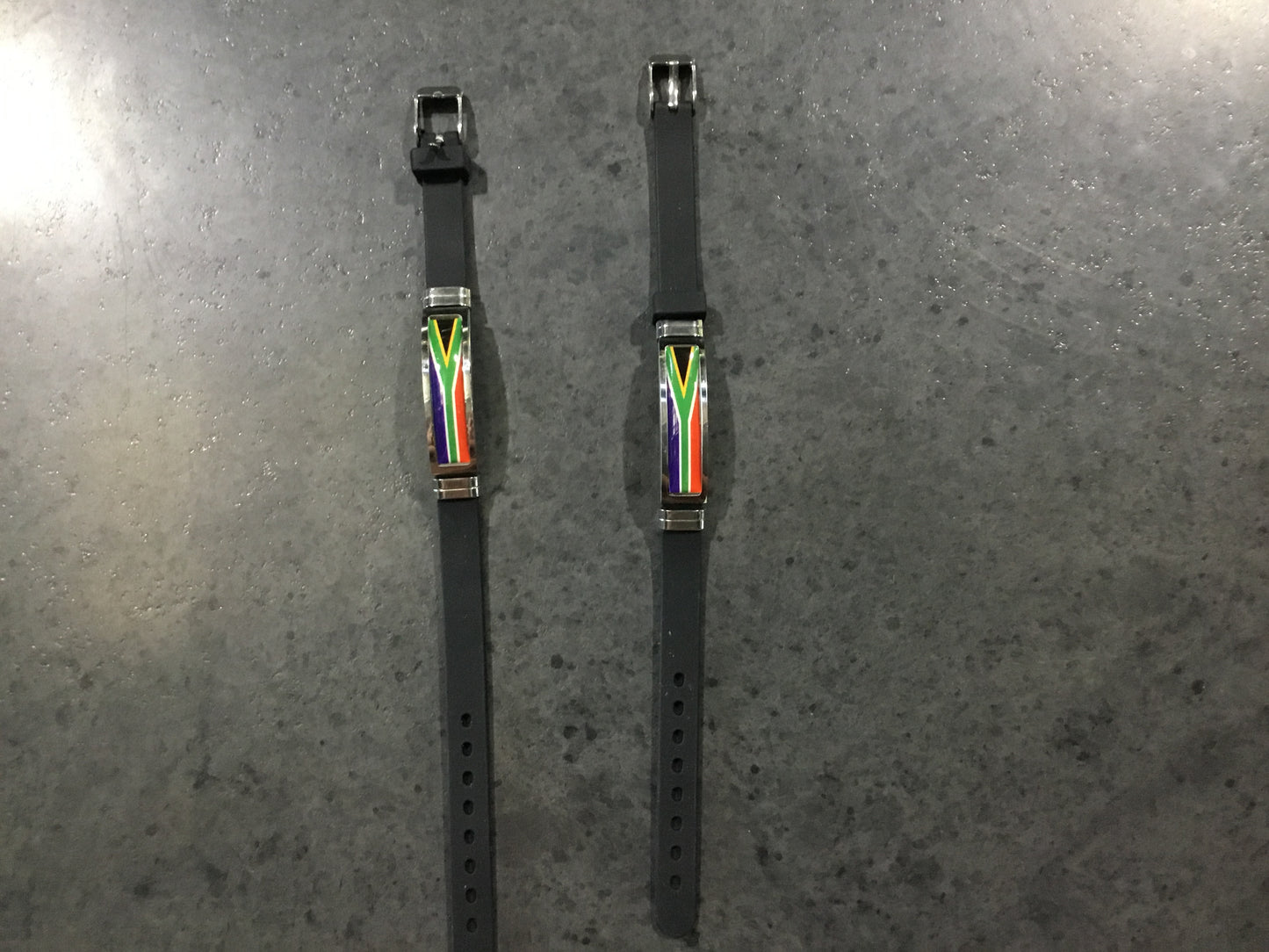 Black Bracelet with Flag