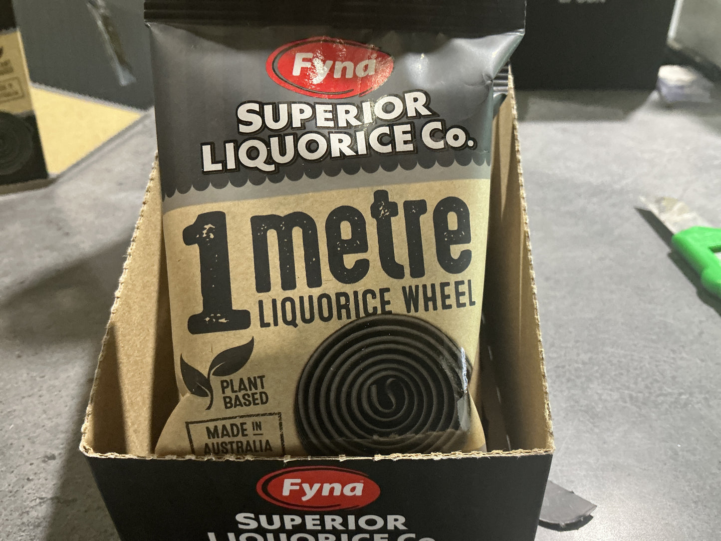 FYNA SUPERIOR LIQUORICE CO - BLACK METRE 120G
