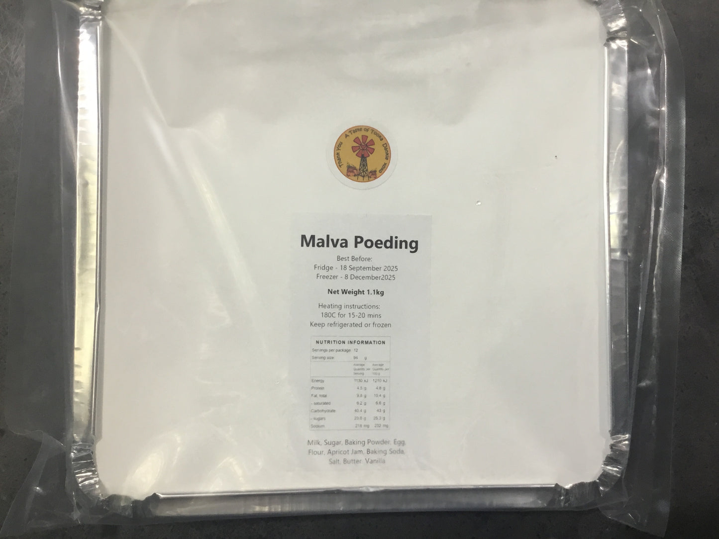 Tooka Malva Poeding - Large