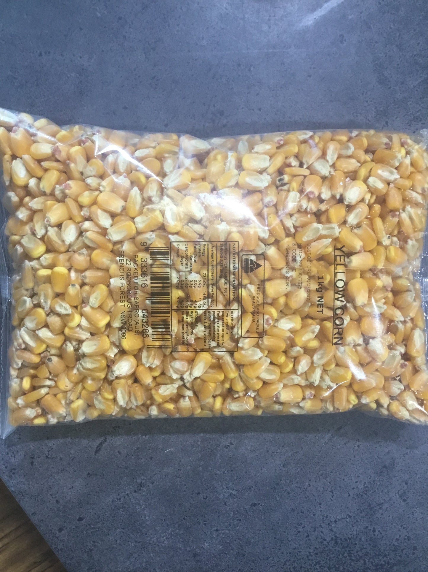 Whole Yellow Corn 1kg
