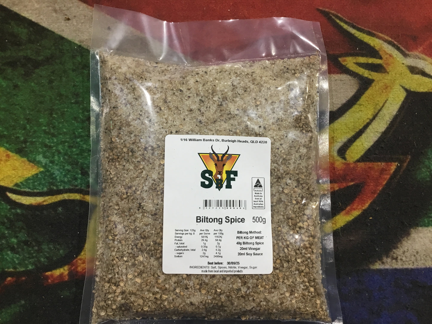 Springbok Foods Biltong Spice 500g