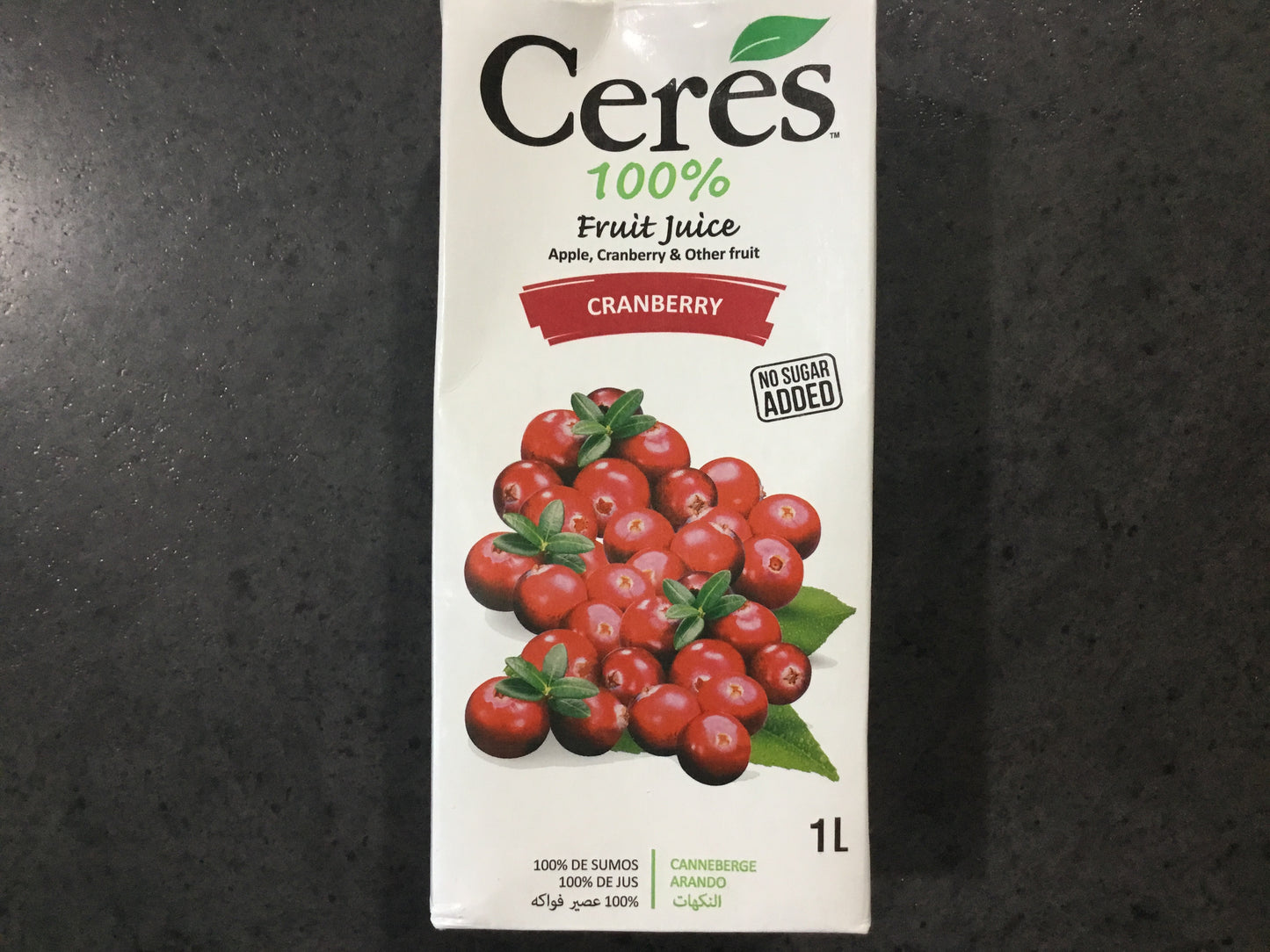 Ceres Juice - Cranberry 1L