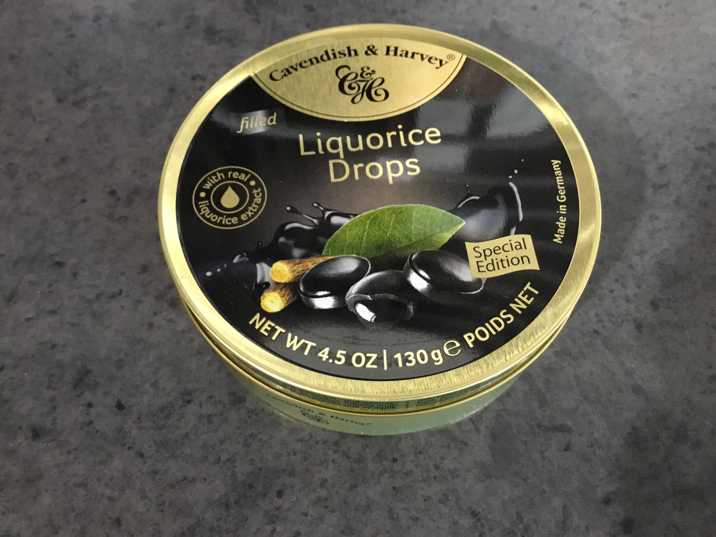 Cavendish & Harvey Liquorice Drops 130g