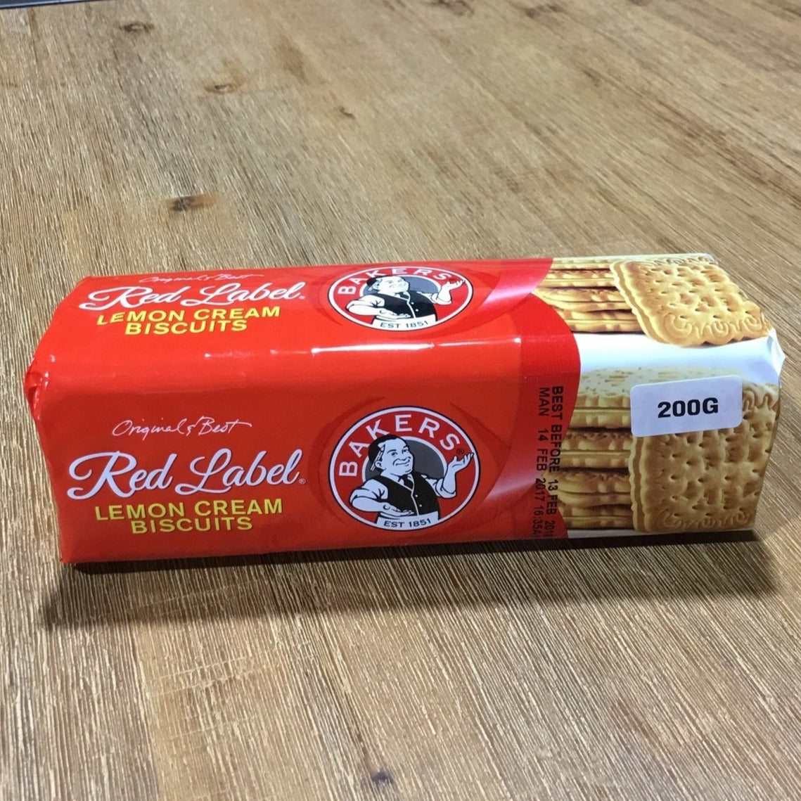 Bakers Red Label Lemon Creams 200g