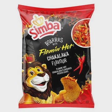 Simba Chips Flamin Hot Chakalaka 120g