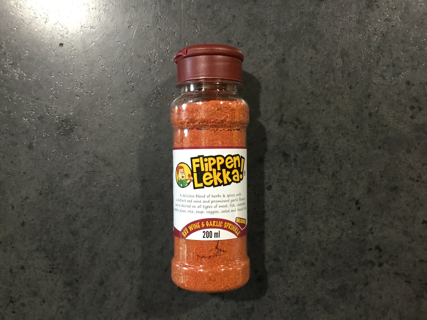 Flippen Lekka Red Wine and Garlic 200ml