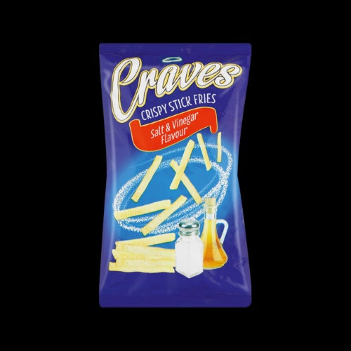 Craves Crispy Salt & Vinegar Sticks 100g