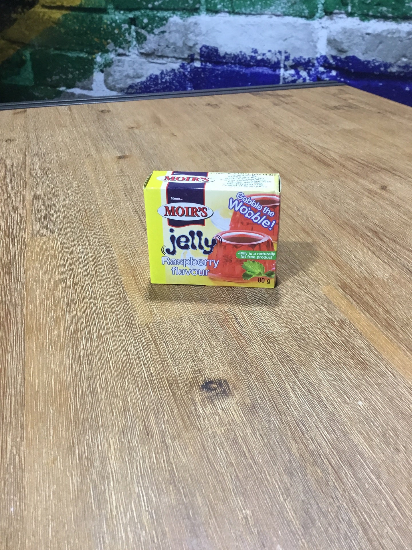 Moirs Jelly Raspberry 80g