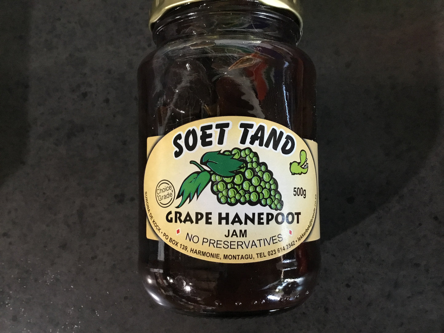 SoetTand Hanepoot Jam 500g