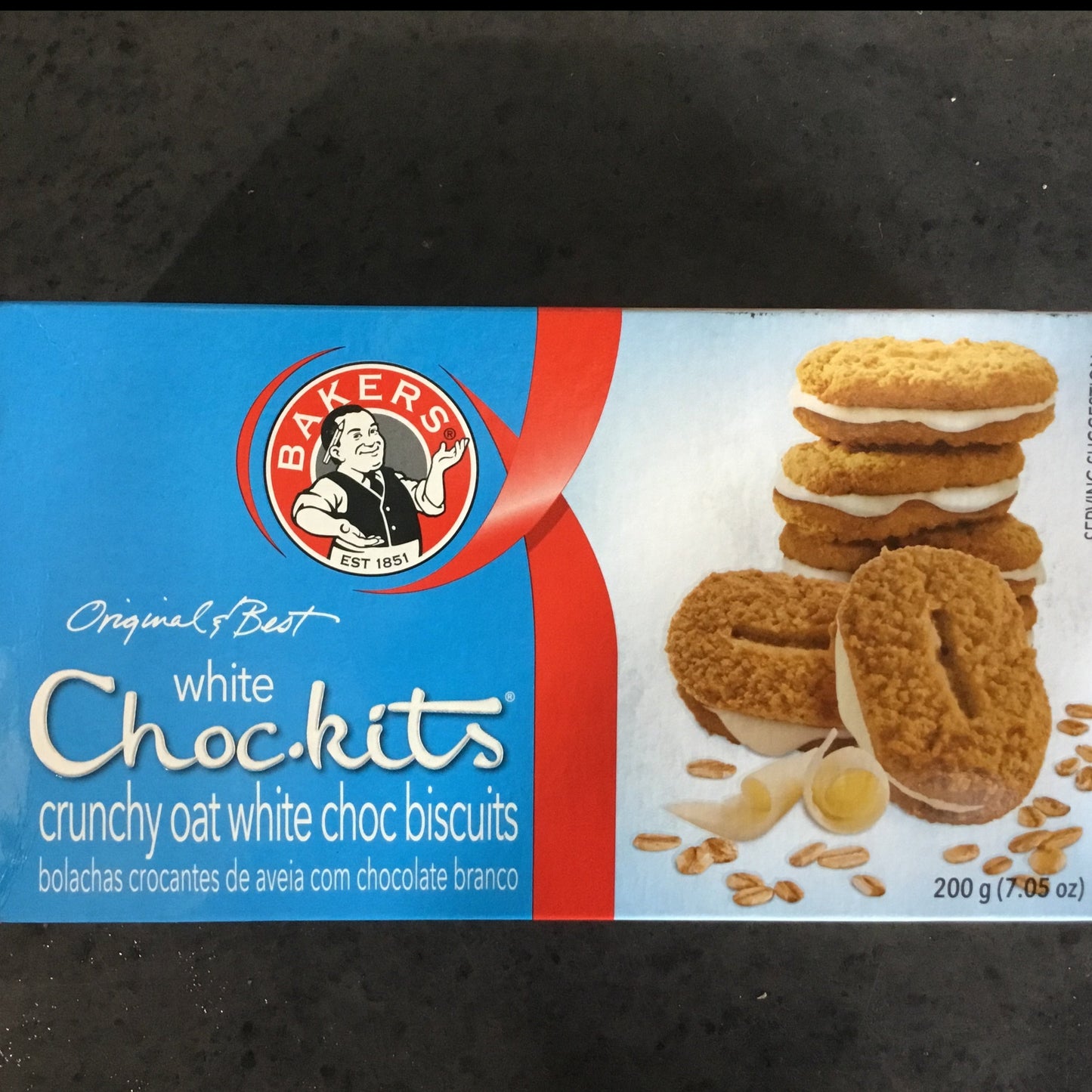 Bakers Chockits White 200g