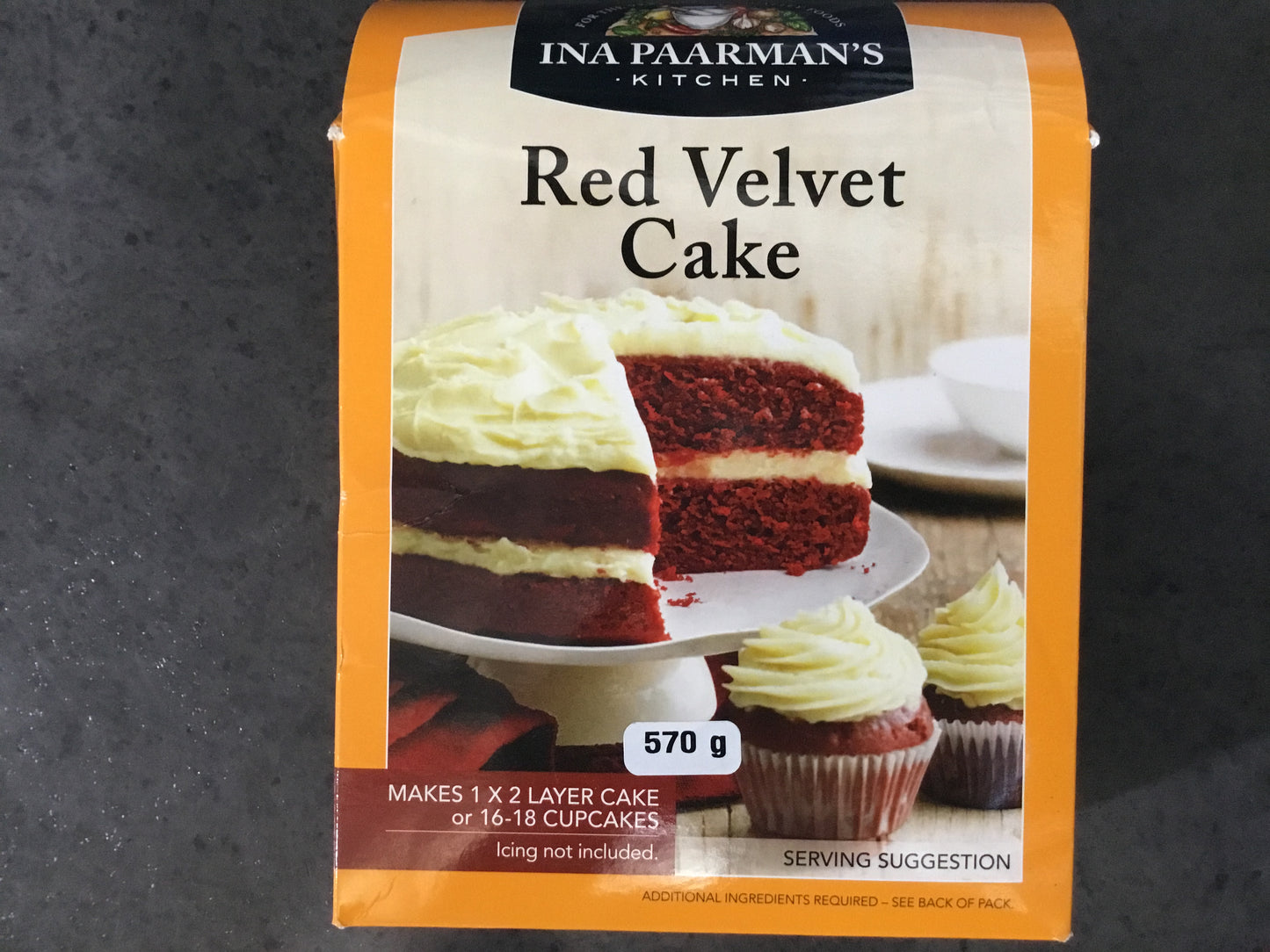 Ina Paarman Bake Mix Red Velvet Cake 570g