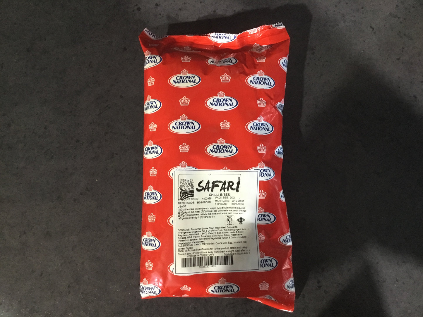 Crown National Safari Chilli Bite 2kg - SEASONING SPICE