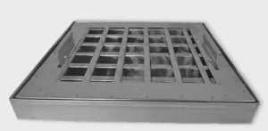 CAB Foods Fudge Grid & Cutter Alum. 1x35cmx3.5cm