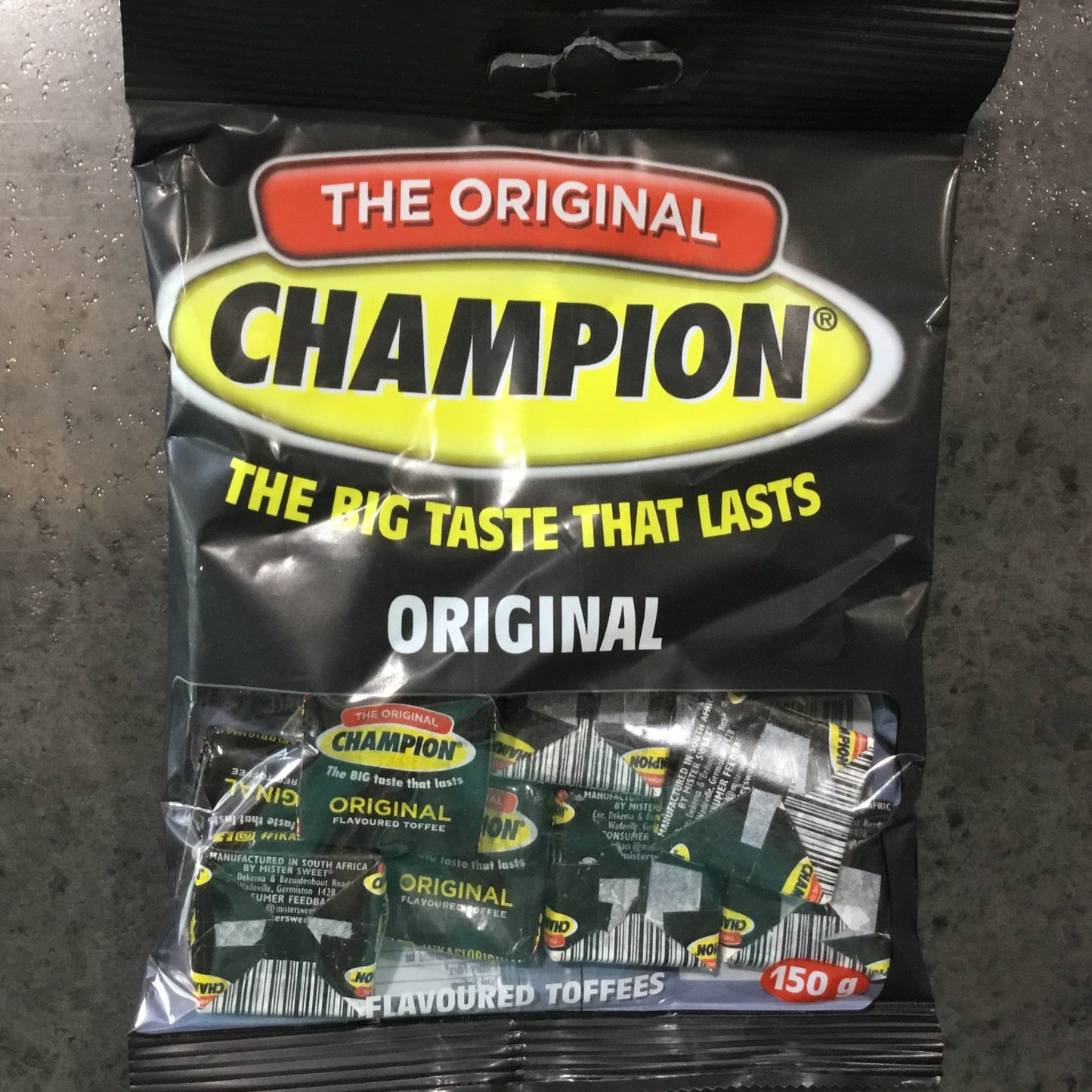 Wilsons Champion Toffee Original BAG 150g