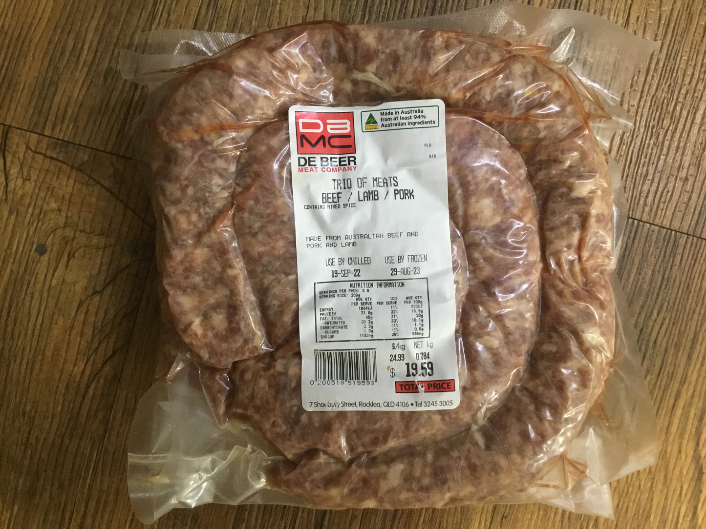 1kg of Boerewors - Trio