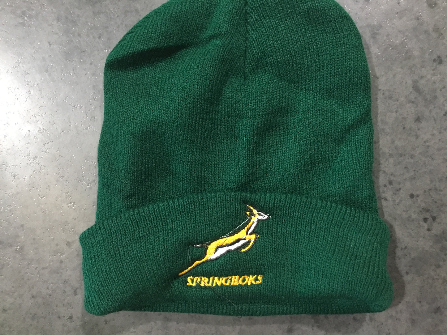 Springbok Beanie Genuine GREEN