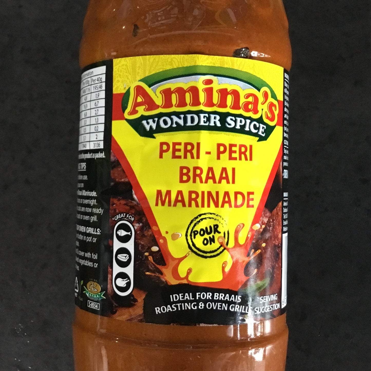 Amina's Peri Peri Braai Marinade 500ml
