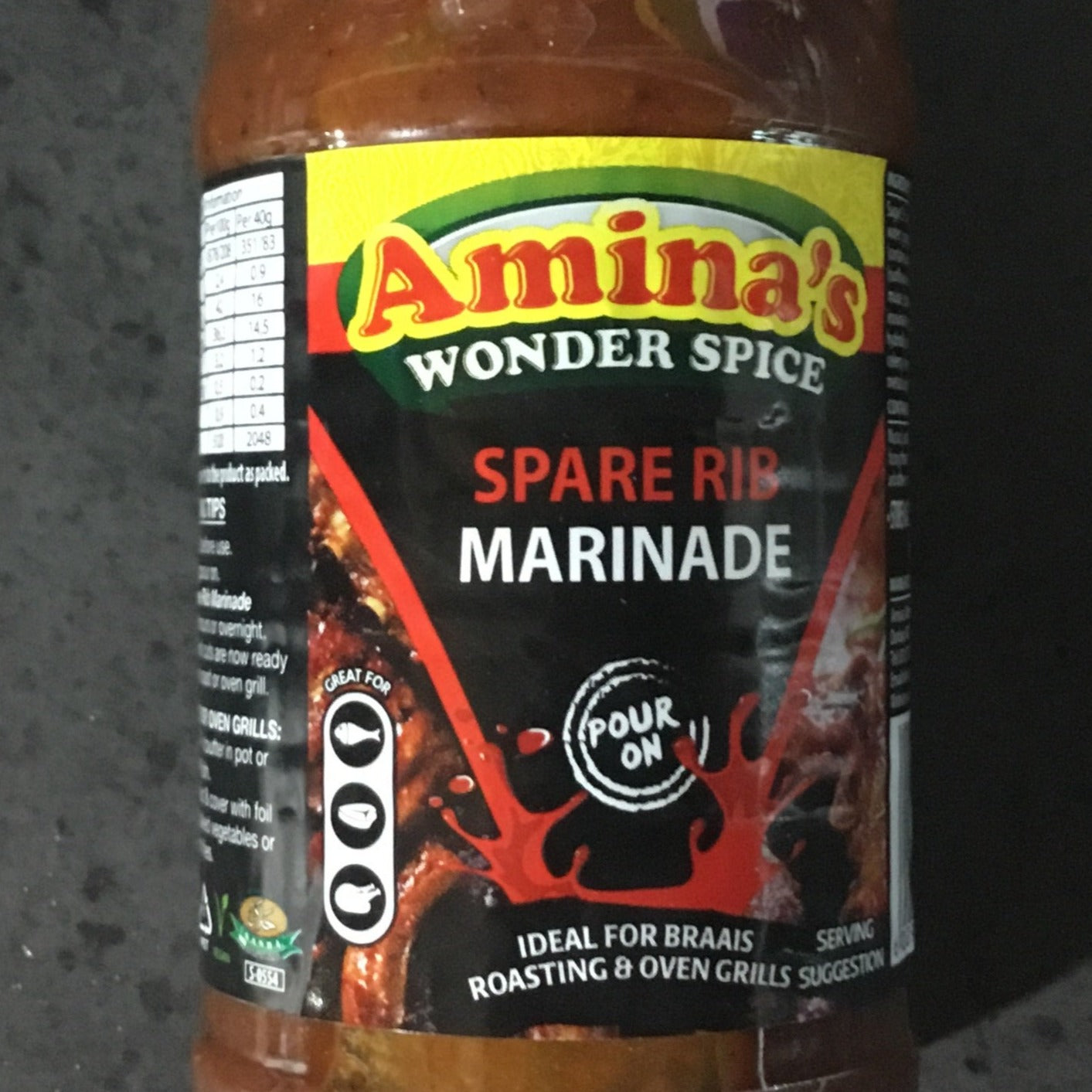Amina's Spare Rib Marinade 500ml