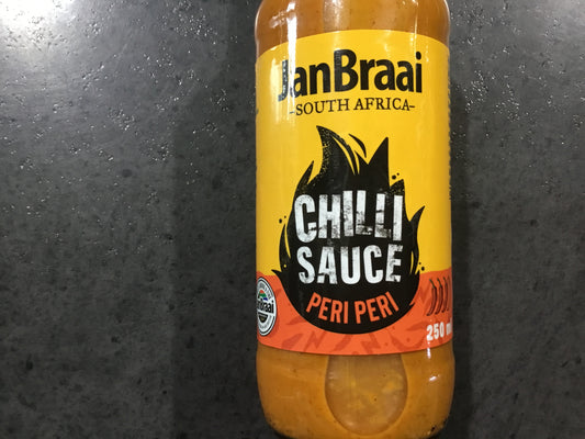 Jan Braai Hot Sauce Signature Peri Peri Sauce 250ml