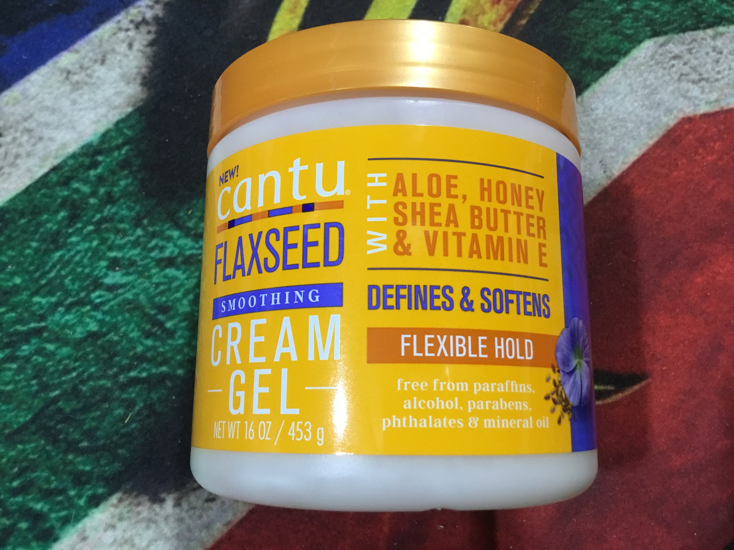 Cantu Flaxseed Smoothing Cream Gel 453g