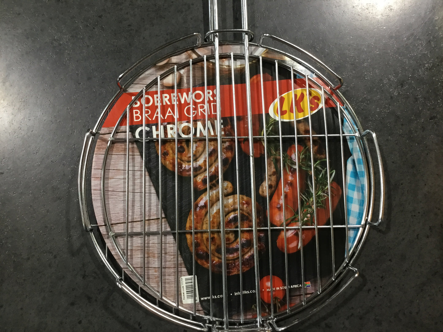 Braai Grid LK Boerewors Chrome 31cm