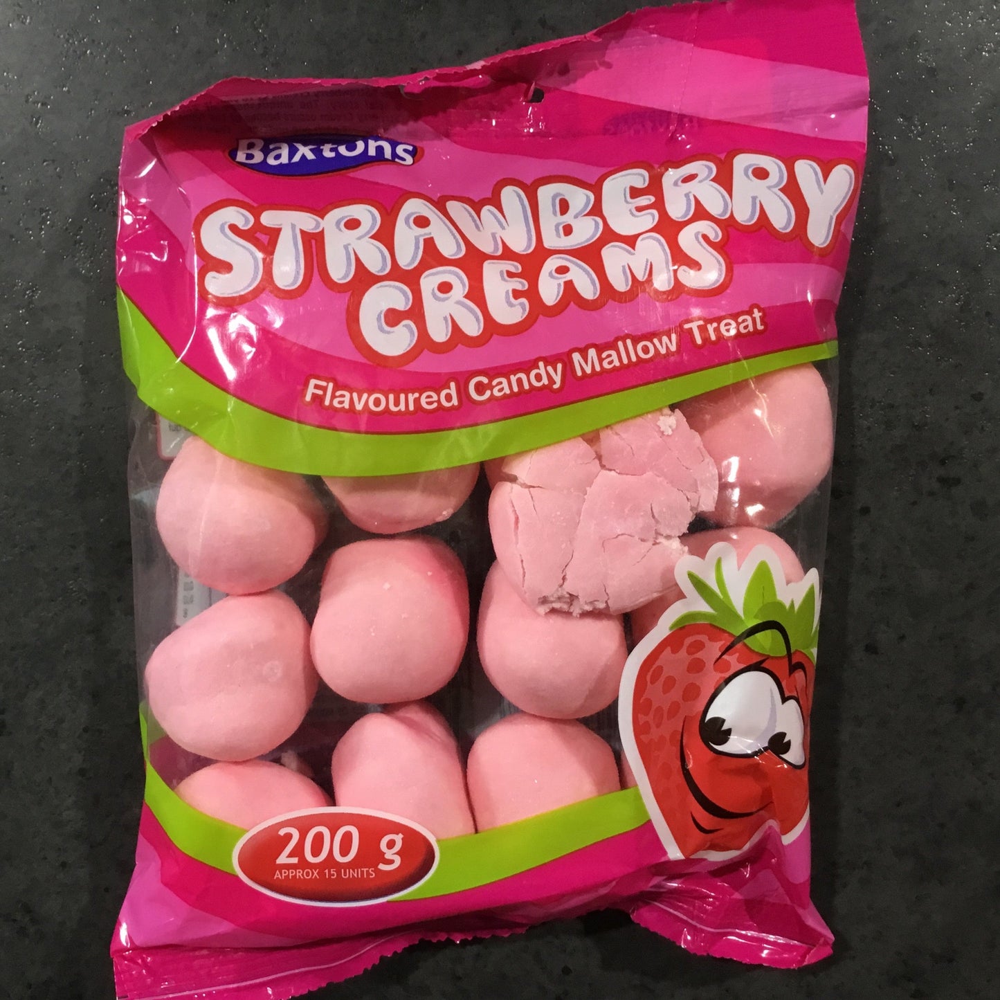 Baxton Sweets Strawberry Cream 200g