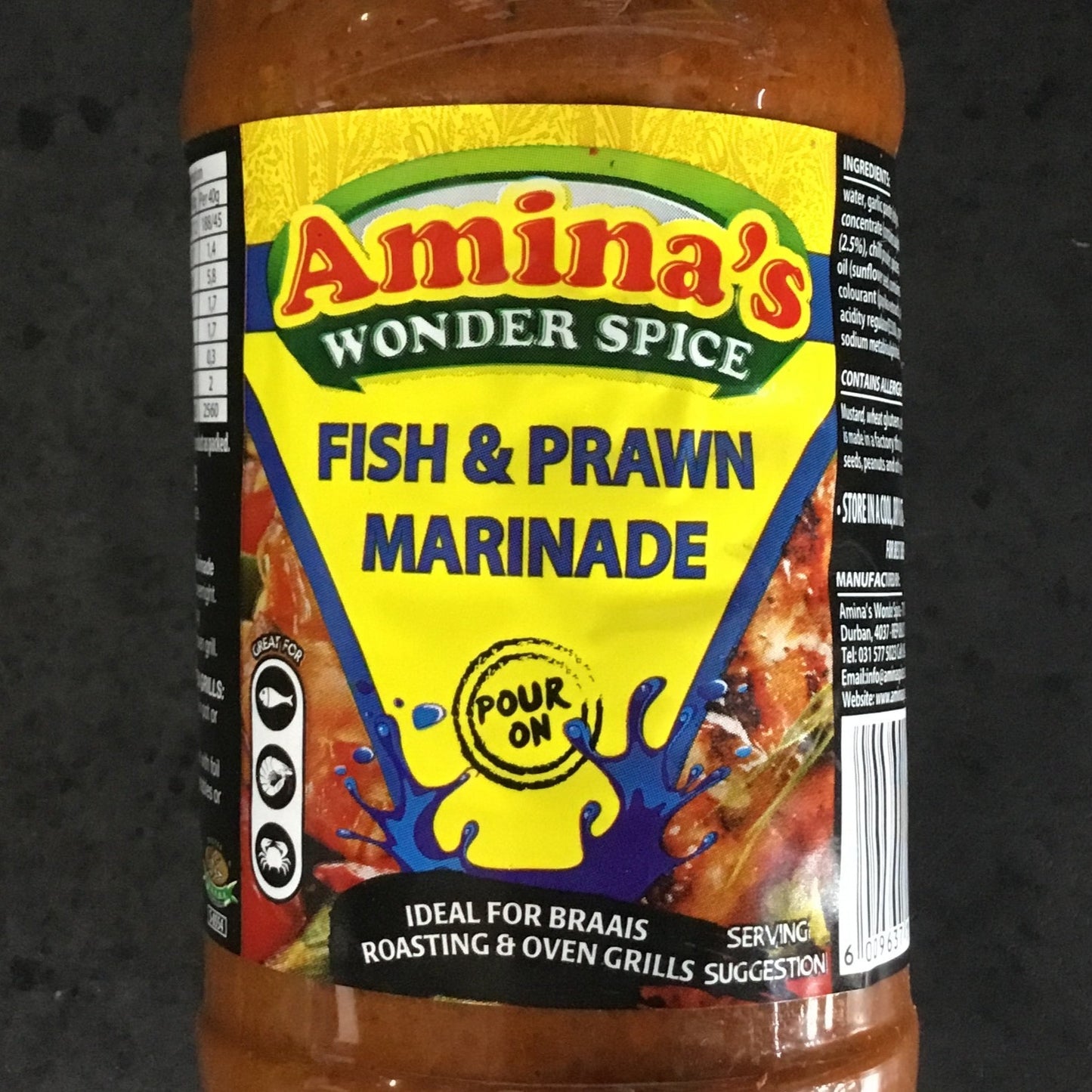 Amina’s Fish and Prawn Marinade 500ml