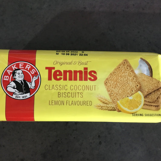 Bakers Tennis Biscuits - Lemon 200g