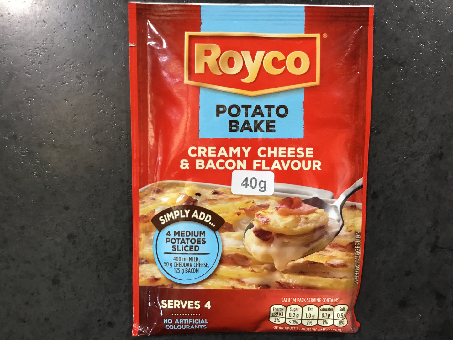 Royco Potato Bake Creamy Cheese and Bacon 40g