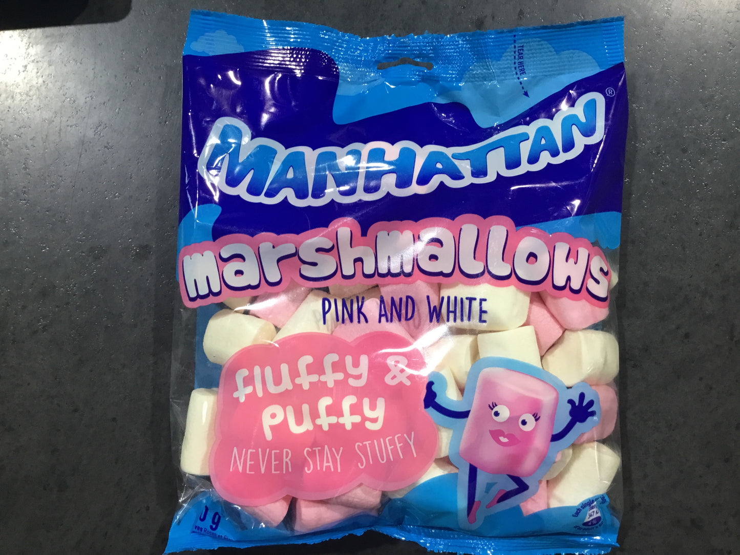 Manhattan Pink & White Marshmallows 400g