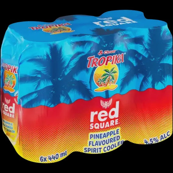 Tropika Red Square Pineapple 6 Pack