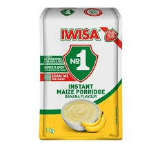 Iwisa Instant Porridge Banana 1kg