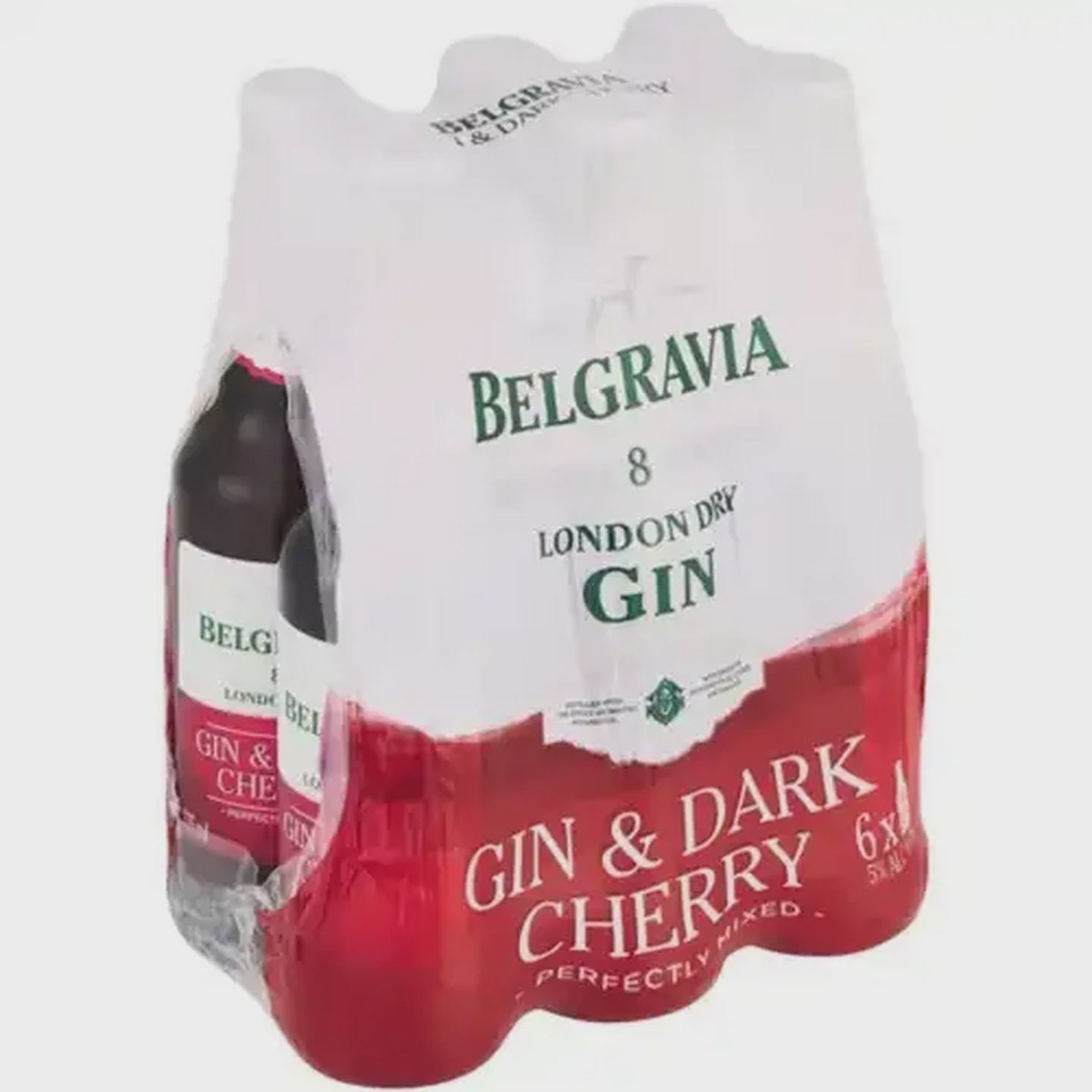 Belgravia Gin & Dark Cherry 275ml 4 Pack