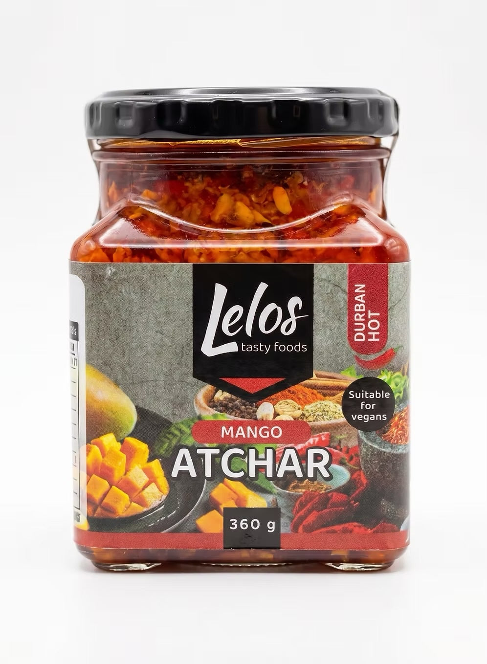 Lelos Atchar Durban Hot Mango 360g