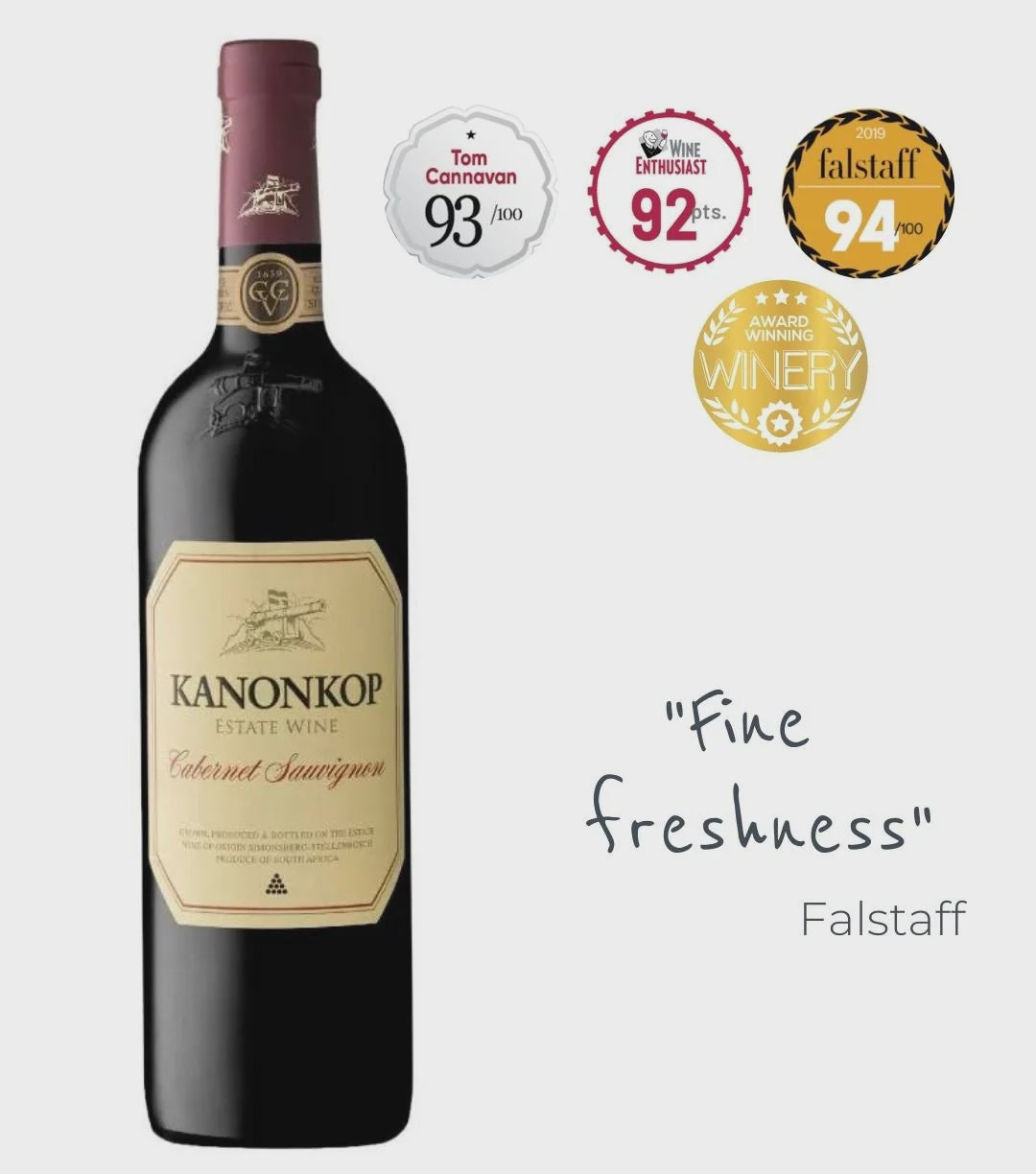 Kanonkop Estate Cabernet Sauvignon 2017 750ml