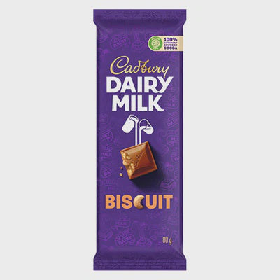 Cadbury Biscuit Slab 80g