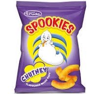 Spookies Puff Chips - Chutney 50g