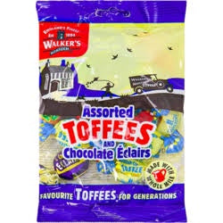 Walkers Toffee Choc Eclairs 150g