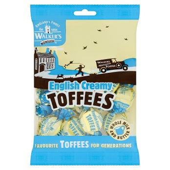 Walkers Toffee Creamy Bag 150g