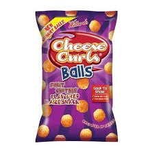 Willards Cheese Curls Balls Fruit Chutney Puffcorn 90g