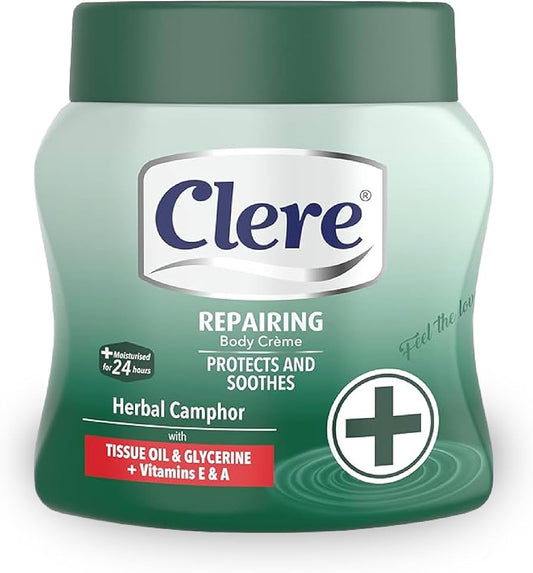 Clere Body Crème Herbal Camphor 500ml