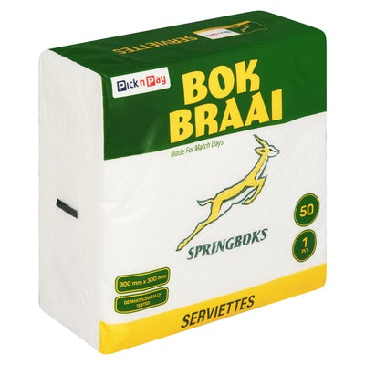 PNP Springbok Serviettes 50’s