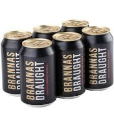 Brannas Draught 330ml 6 Pack