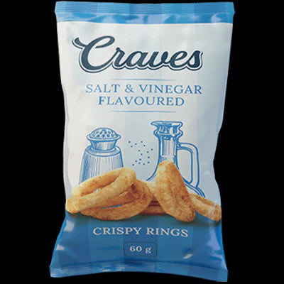 Craves Rings Salt & Vinegar 60g