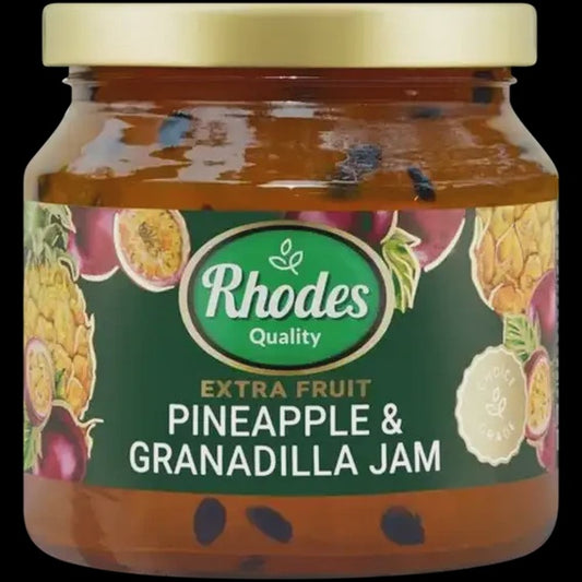 Rhodes Jam Pineapple & Granadilla 340g