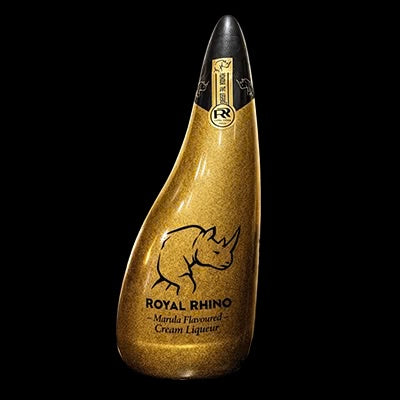 The Royal Rhino Marula Cream Liqueur 750ml Gold Bottle