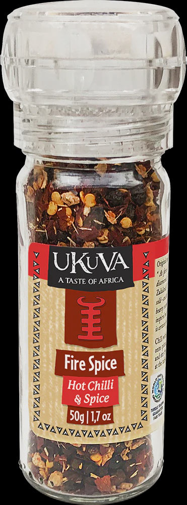 Ukuva Spice Grinder Fire Spice 50g Bottle