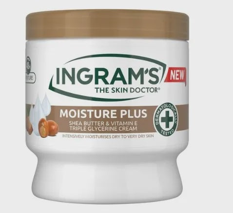 Ingrams Moisture Plus Shea Butter & Vit E 450ml Tub